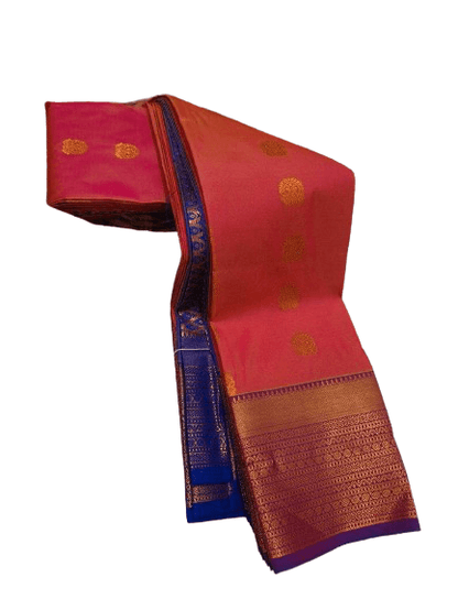 Arani Special Tana Soft Silk Saree – Grand Motif Weave with Contrast Pallu