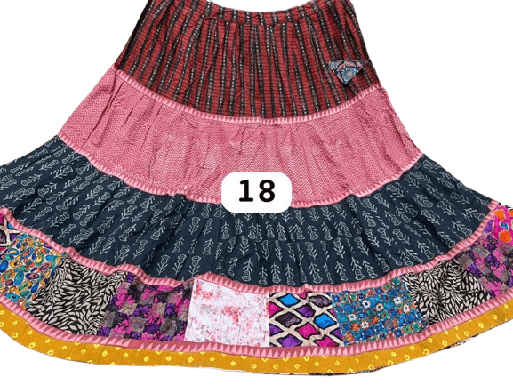 Ajrakh Elegance Skirt – 5 Meter Full Flair Collection