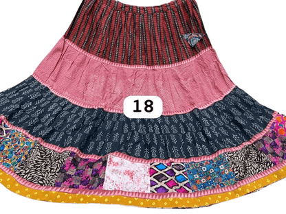 Ajrakh Elegance Skirt – 5 Meter Full Flair Collection