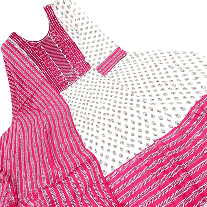 Anarkali Shawl Set – Heavy Cotton Flair Collection