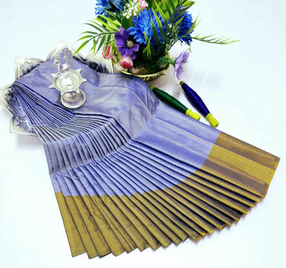 Grand Soft Silk Saree with Zari Pallu – Wedding & Party Wear