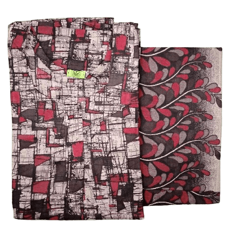 Pure Cotton Nighty with Dupatta Set – Batik Design Collection