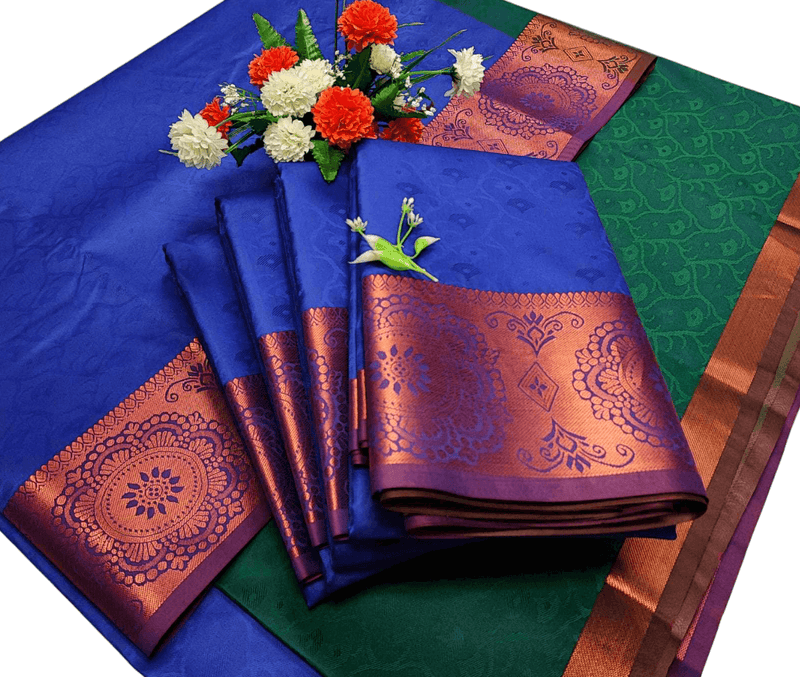 Soft Karizma Silk Woven Saree – Dual Zari Work