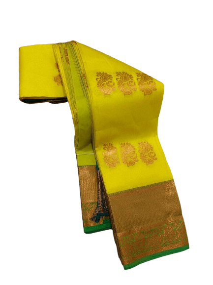 Arani Special Tana Soft Silk Saree – Grand Motif Weave with Contrast Pallu