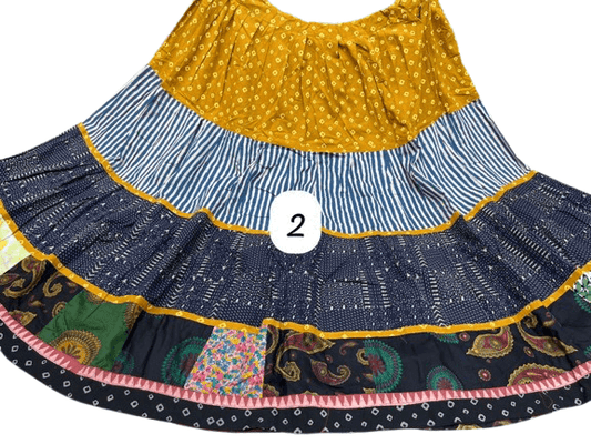 Ajrakh Elegance Skirt – 5 Meter Full Flair Collection