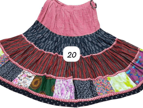 Ajrakh Elegance Skirt – 5 Meter Full Flair Collection