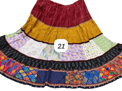 Ajrakh Elegance Skirt – 5 Meter Full Flair Collection