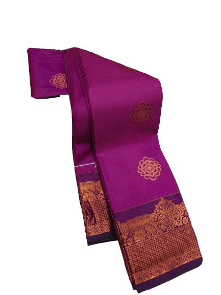 Arani Special Tana Soft Silk Saree – Grand Motif Weave with Contrast Pallu