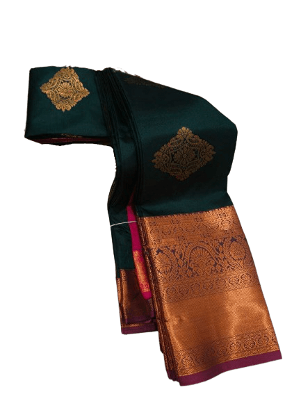Arani Special Tana Soft Silk Saree – Grand Motif Weave with Contrast Pallu