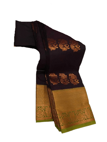Arani Special Tana Soft Silk Saree – Grand Motif Weave with Contrast Pallu