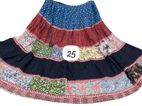 Ajrakh Elegance Skirt – 5 Meter Full Flair Collection