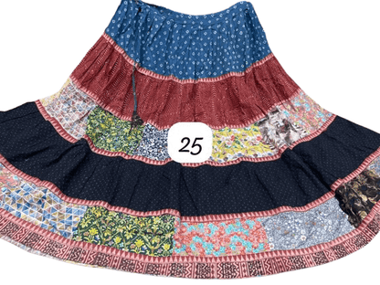 Ajrakh Elegance Skirt – 5 Meter Full Flair Collection