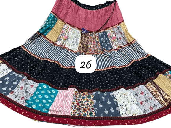 Ajrakh Elegance Skirt – 5 Meter Full Flair Collection