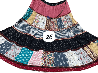 Ajrakh Elegance Skirt – 5 Meter Full Flair Collection