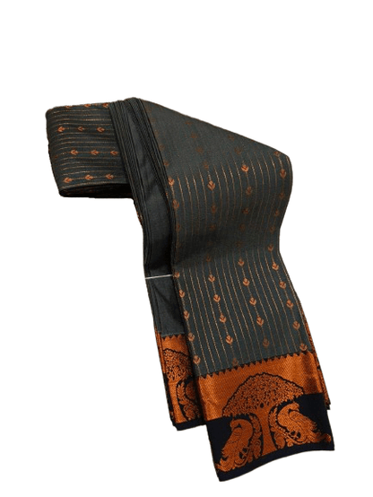 Arani Special Tana Soft Silk Saree – Grand Motif Weave with Contrast Pallu