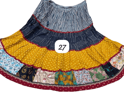 Ajrakh Elegance Skirt – 5 Meter Full Flair Collection