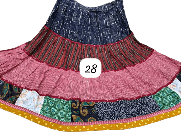 Ajrakh Elegance Skirt – 5 Meter Full Flair Collection