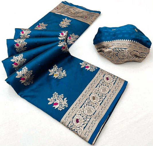 Banarasi Silk Saree – Meenakari Weaving Collection with Rich Pallu