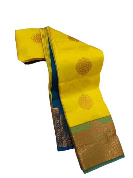 Arani Special Tana Soft Silk Saree – Grand Motif Weave with Contrast Pallu