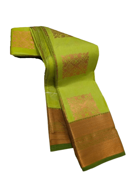 Arani Special Tana Soft Silk Saree – Grand Motif Weave with Contrast Pallu
