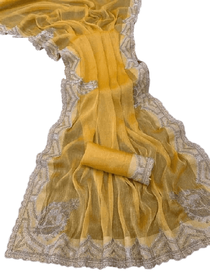 Aagyeyi Voguish Saree – Soft Silk Embellished Collection