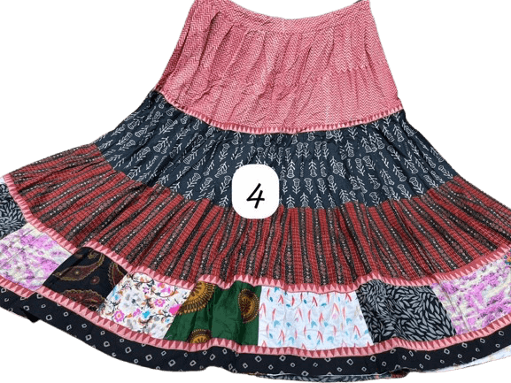Ajrakh Elegance Skirt – 5 Meter Full Flair Collection