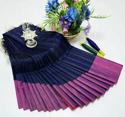 Grand Soft Silk Saree with Zari Pallu – Wedding & Party Wear
