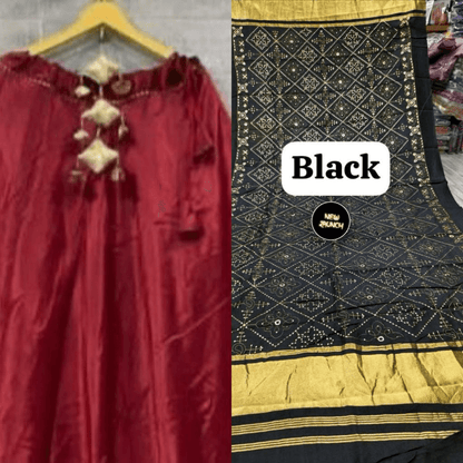 Semi Gajji Silk Lehenga Set – Party Wear Sequence Collection