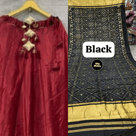 Semi Gajji Silk Lehenga Set – Party Wear Sequence Collection