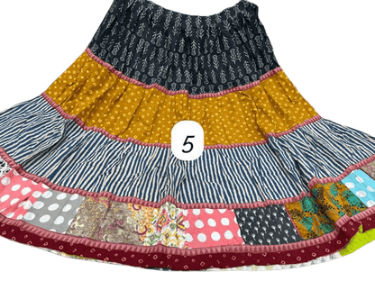 Ajrakh Elegance Skirt – 5 Meter Full Flair Collection