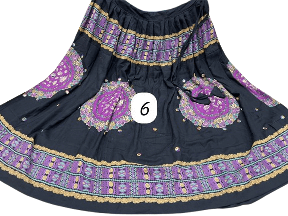 Ajrakh Elegance Skirt – 5 Meter Full Flair Collection