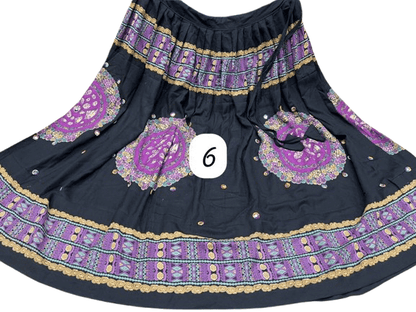 Ajrakh Elegance Skirt – 5 Meter Full Flair Collection