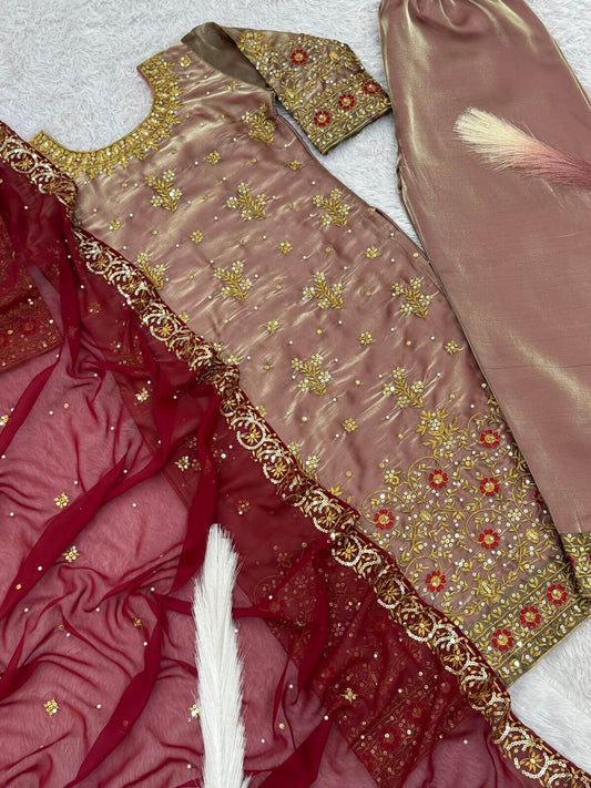 Heavy Embroidered Lehenga Choli Set with Dupatta - Bridal Collection