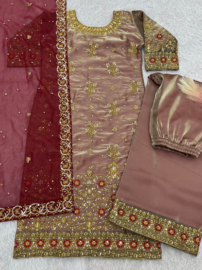 Heavy Embroidered Lehenga Choli Set with Dupatta - Bridal Collection