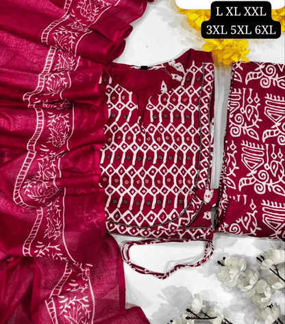 Jaipuri Anarkali Set – 100% Cambric Cotton Collection
