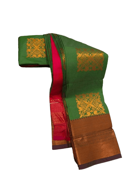 Arani Special Tana Soft Silk Saree – Grand Motif Weave with Contrast Pallu