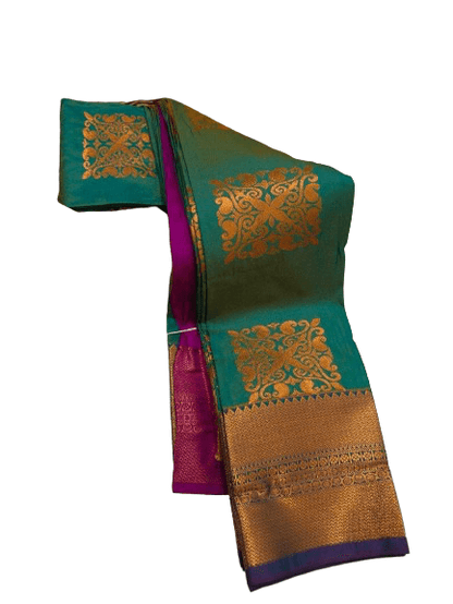 Arani Special Tana Soft Silk Saree – Grand Motif Weave with Contrast Pallu