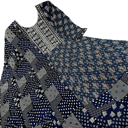 Anarkali Shawl Set – Heavy Cotton Flair Collection