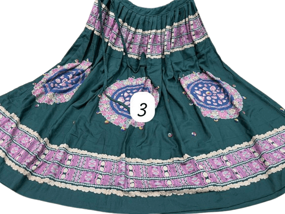 Ajrakh Elegance Skirt – 5 Meter Full Flair Collection