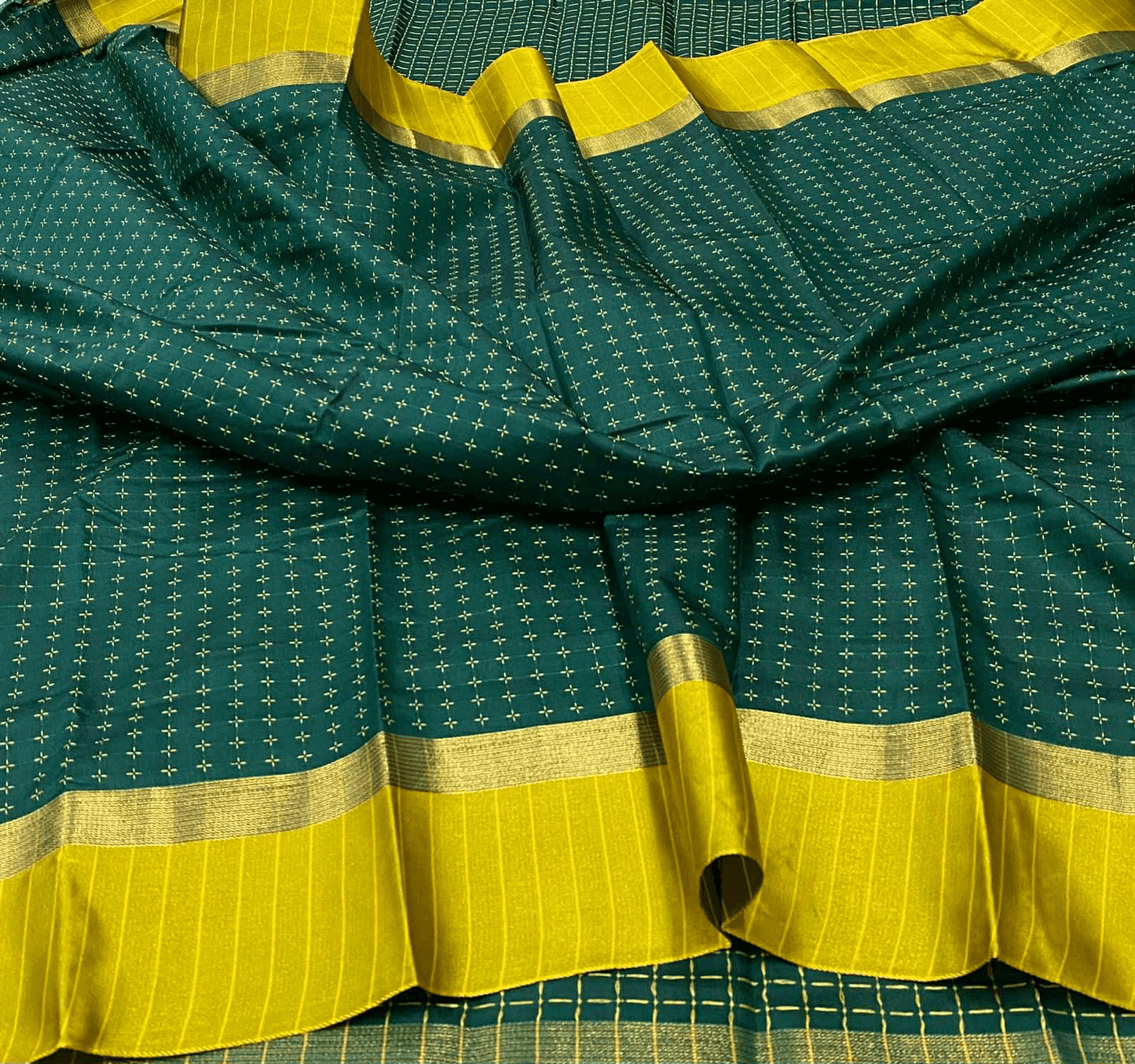 Plus Art Silk Saree with Blouse – Elegant Traditional Wear