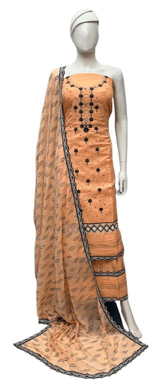 Exclusive Karachi Embroidery Suit Set – Premium Three-Piece Collection