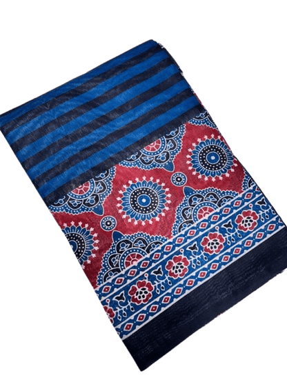 Madhumitha Chanderi Saree – Digital Print Festive Collection