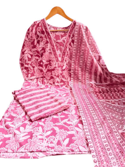 Kurti Pant Duptta Set