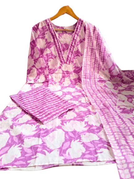 Kurti Pant Duptta Set
