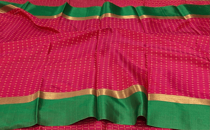 Plus Art Silk Saree with Blouse – Elegant Traditional Wear