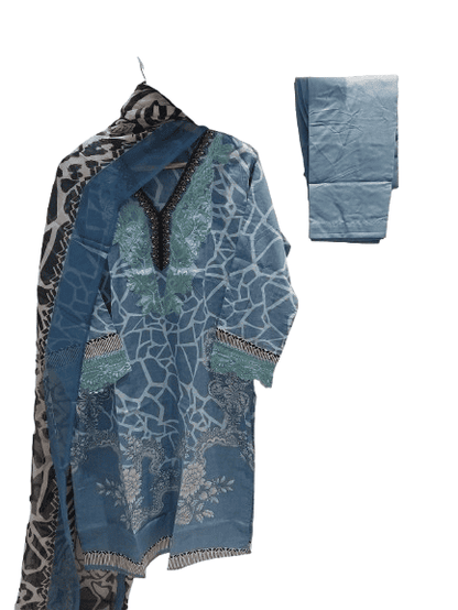 Sapphire Jazmin Lawn Suit with Chiffon Dupatta