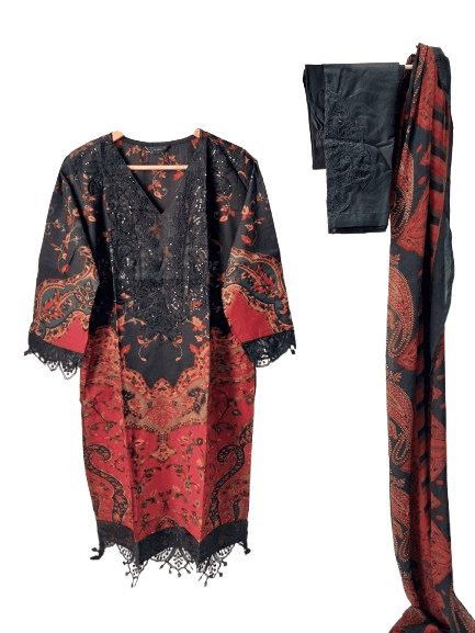 Sapphire Jazmin Lawn Suit with Chiffon Dupatta
