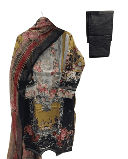 Sapphire Jazmin Lawn Suit with Chiffon Dupatta
