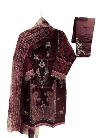 Sapphire Jazmin Lawn Suit with Chiffon Dupatta