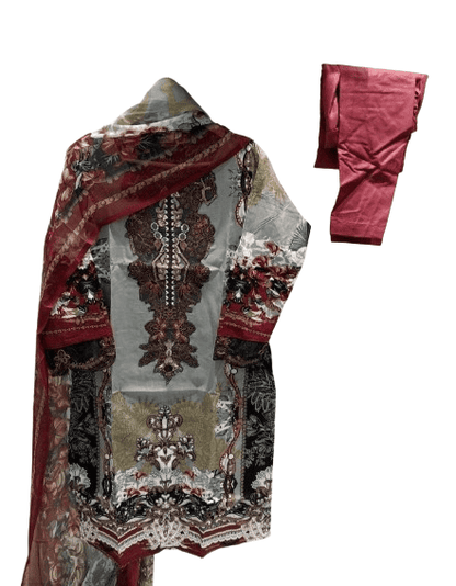 Sapphire Jazmin Lawn Suit with Chiffon Dupatta